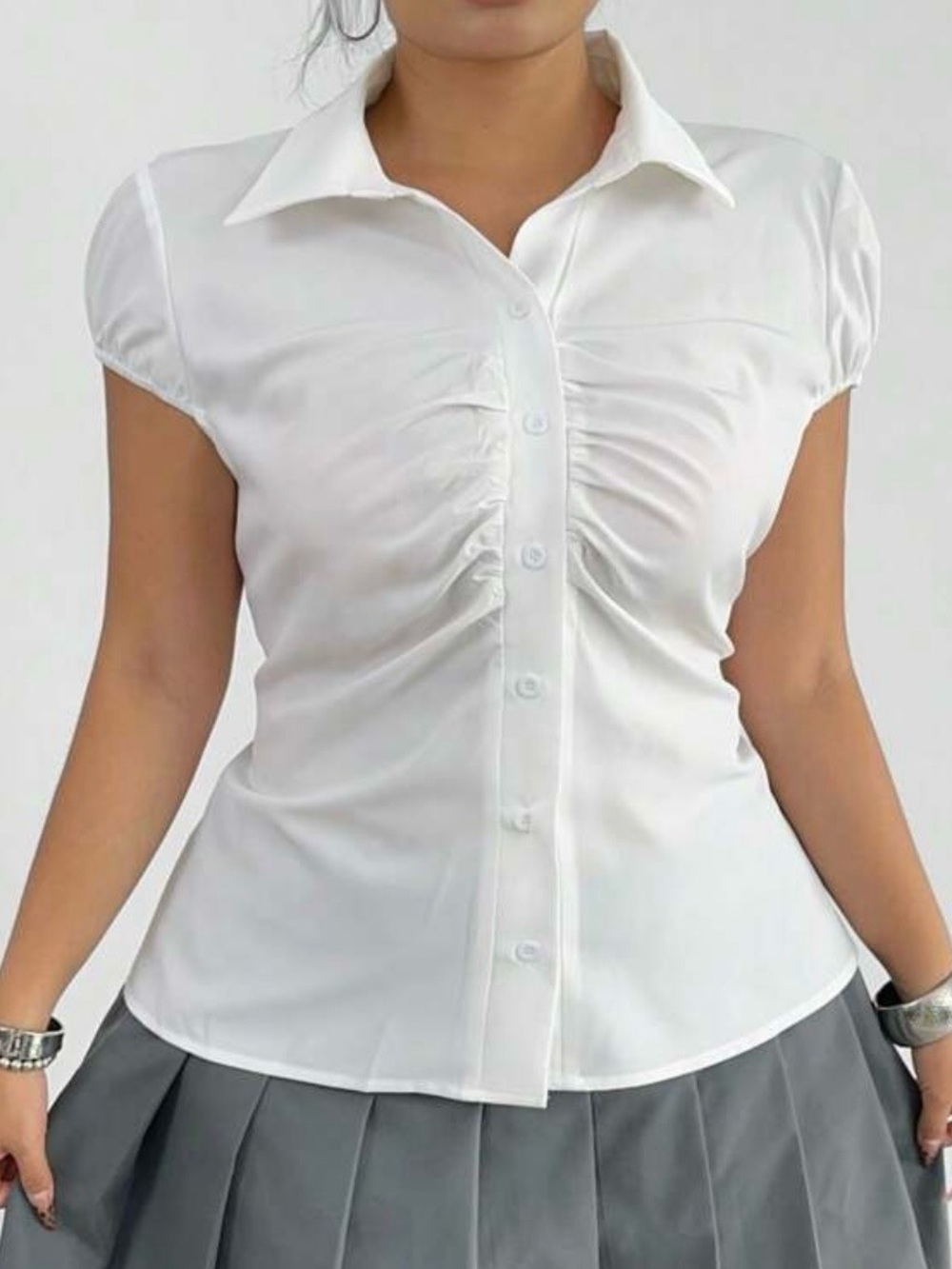 SHEIN Short Sleeve Blouse
